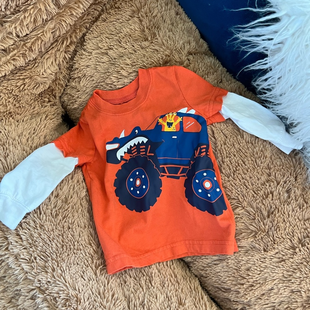 Carter’s, Orange Infant Shirt, 6 months